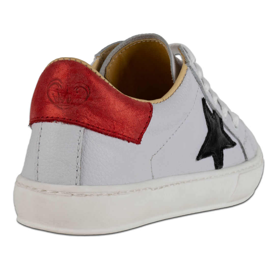 Donna White Black & Red