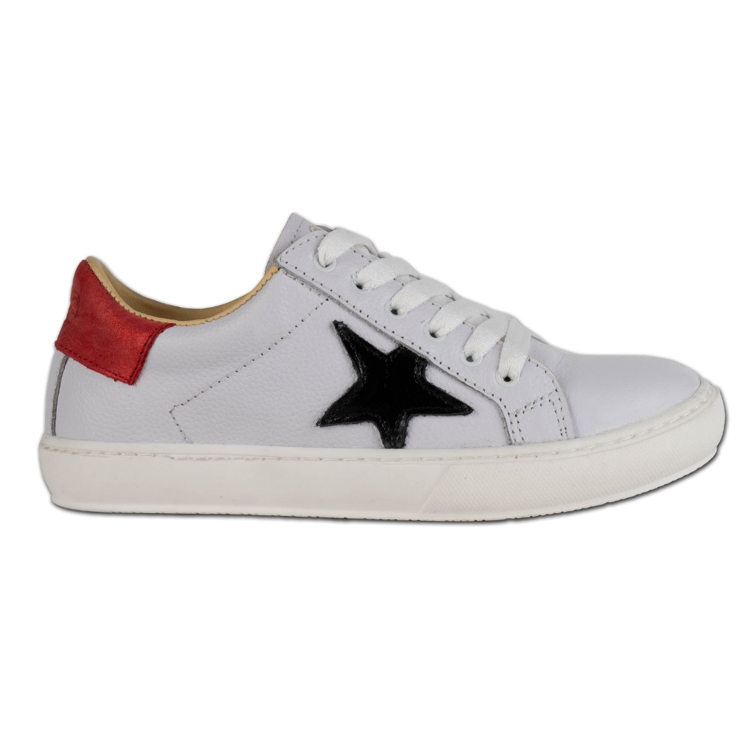 Donna White Black & Red